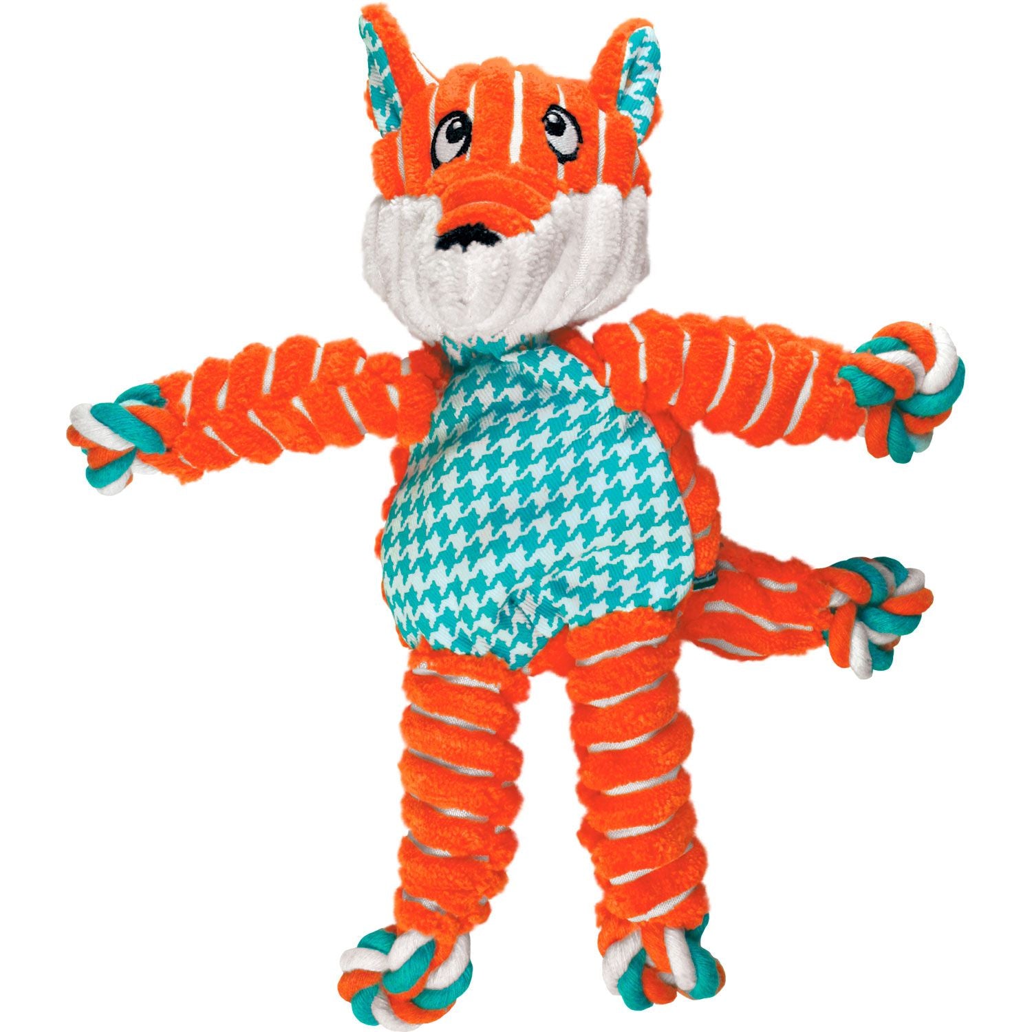 Играчка KONG® Floppy Knots Fox 23,5 cm