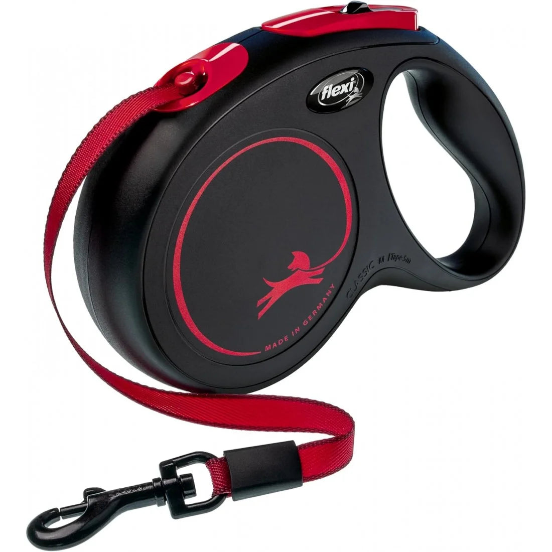 flexi Black Fire M лента + ПОДАРЪК anipro Soft Touch Dog of the city нашийник 20мм/40-55см