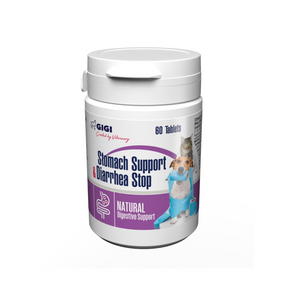 GiGi Stomach Support & Diarrhea Stop - против диария за кучета и котки 60 таблетки