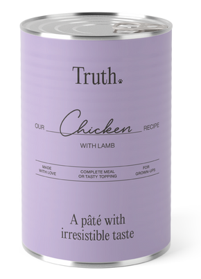 Truth Chicken with Lamb recipe 400g - мокра храна за кучета