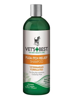 Vet's Best Flea Itch Relief Shampoo шампоан за облекчаване при ухапвания от бълхи, 470 мл