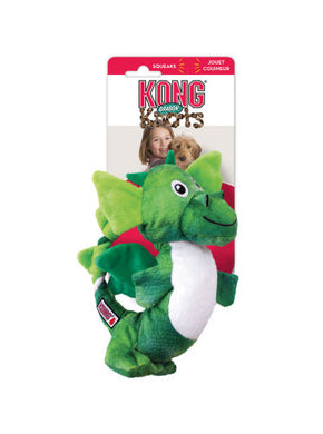 Играчка KONG® Dragon Knots 24 cm - зелен