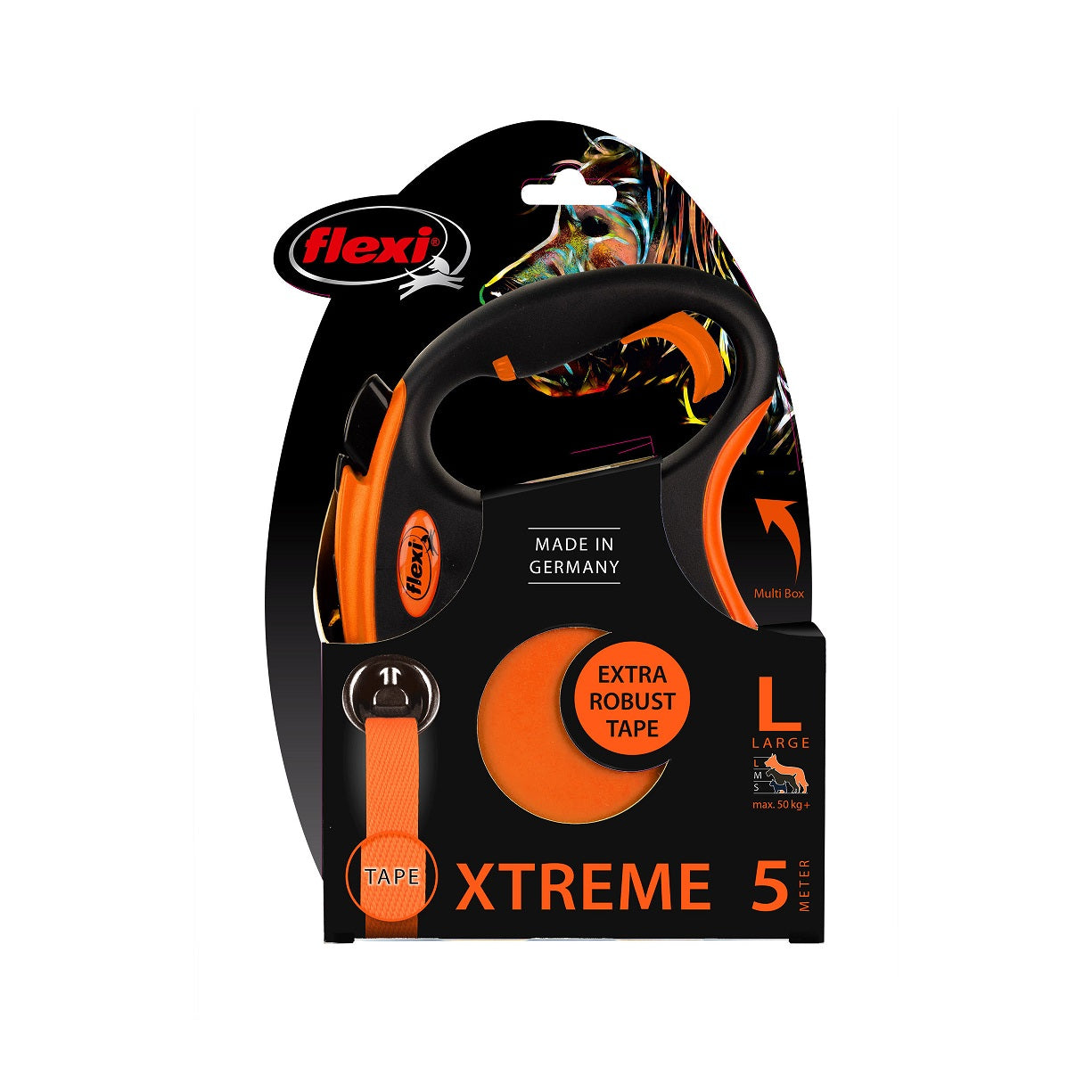 FLEXI Extreme XS лента 3м до 15кг - най-здравият автоматичен повод в света