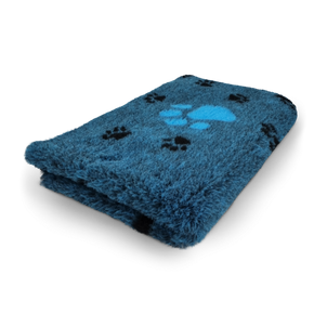 Active Non-Slip Vet Bedding 3 Color Big Paw - Turquoise - размери