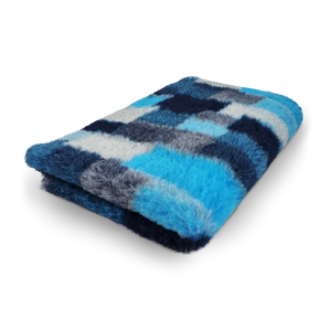 Active Non-Slip Vet Bedding Patchwork Turquoise - размери