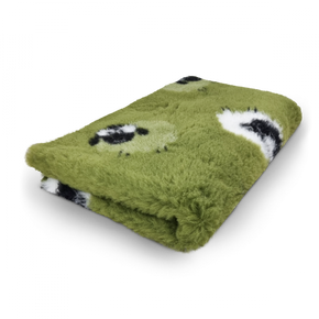 Active Non-Slip Vet Bedding Farm Animals Green Sheep - размери