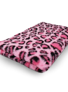 Active Non-Slip Vet Bedding Leopard Pink - размери