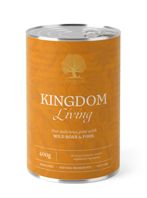 Essential Kingdom Living pâté 400g - мокра храна за кучета
