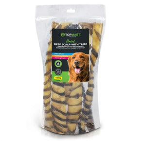 Сушен говежди скалп с шкембе Topmast - 70 cm - 1кг