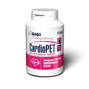 GiGi CardioPet - стабилизиране и укрепване на сърдечно-съдовата дейност за кучета и котки 90 таблетки