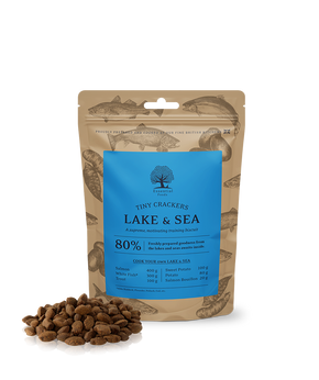ESSENTIAL LAKE & SEA TINY CRACKERS 100G
