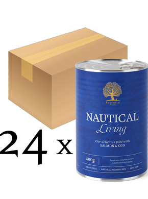 Essential Nautical Living pâté 24 x 400g - мокра храна за кучета