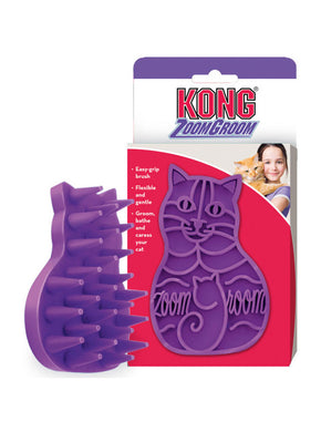 Четка за котки KONG® Zoomgroom™ 11,5 cm