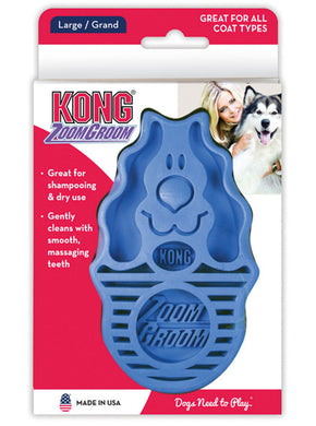 Четка за кучета KONG® Zoomgroom™ 12 cm