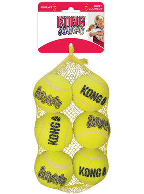 Играчка KONG® Squeakair® Ball 6 cm - 6 броя в комплект