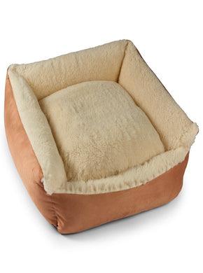 Bronte Glen Merino Wool Dog Bed - Cosy 56 x 56 cm