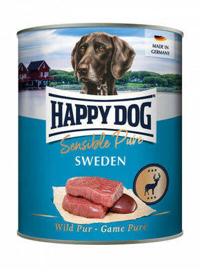 Happy Dog Sensitive Pure Sweden 800g - 100% прясно еленско месо