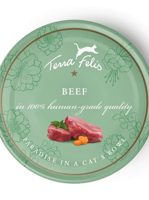 Terra Felis CAT Меню с телешко месо за котки, 80 гр